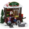 Badaboum Village De Noel Roulotte Et Marchand Pop Corn New